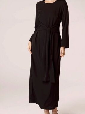 Veiled Collection - Isabelle Tie-Waist Maxi Dress